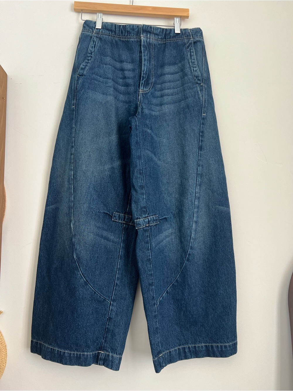 Anthropologie Pilcro Curve High-Rise Tapered Barrel Jeans 27T Tall